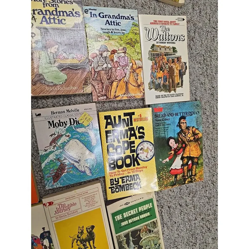 Lot of 11‎ Vintage Mixed Authors Fiction Adventure Paperback Novel Story Books